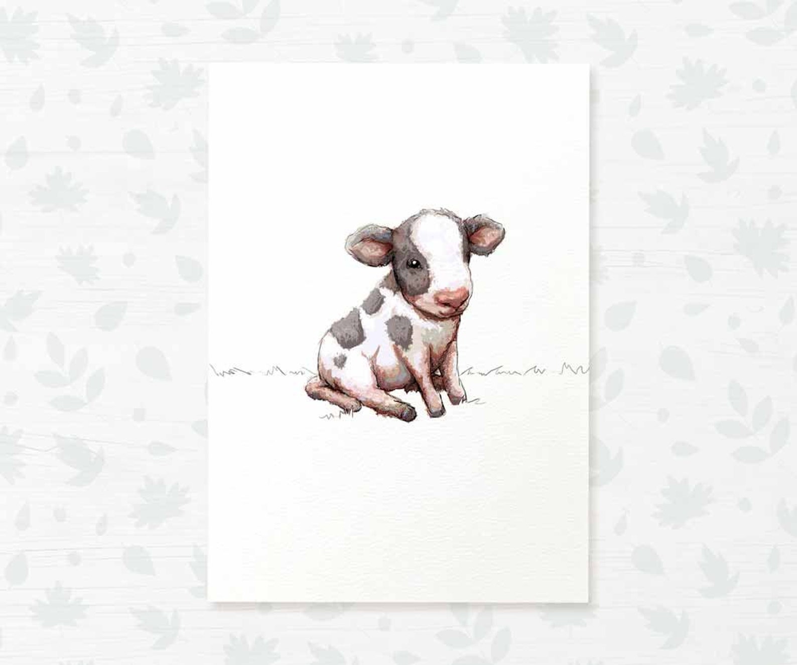 Farm Animal Wall Art Set of 6 Prints Farm Animal Nursery Etsy UK