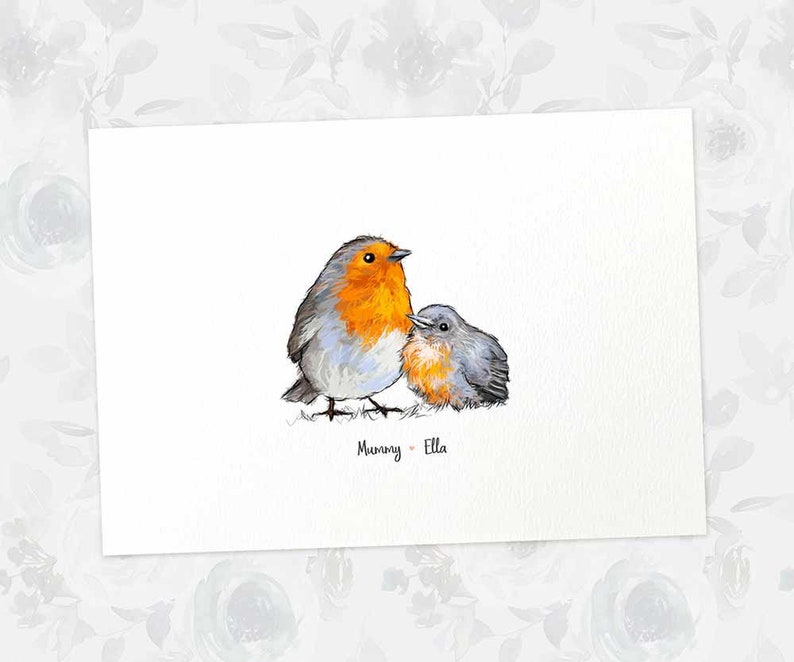 Robin Family Names Print Robin Family Print Robin Fathers Etsy