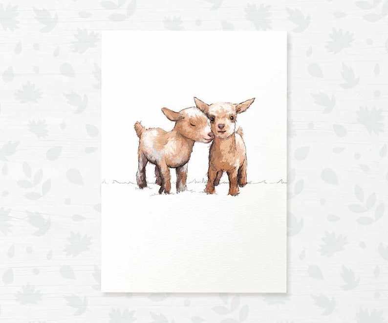Farm Animal Wall Art Set of 6 Prints Farm Animal Nursery Etsy UK