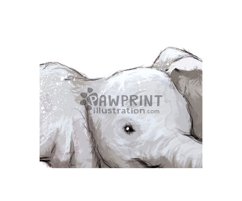 New Baby *Christening* Baby Shower Gift Idea Personalised Elephant Twins Print