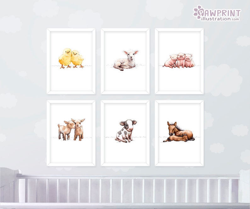 farm animal nursery decor