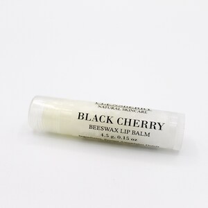 Black Cherry Lip Balm, Natural Beeswax Lip Balm, Cocoa Butter Lip Balm, Cherry Flavored Lip Balm, Handmade Lip Care, Gift Idea