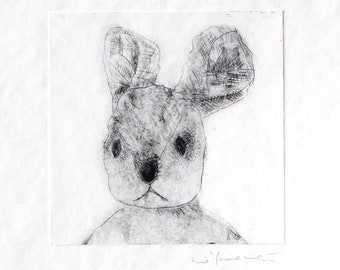 Etching  - "Bunny II"