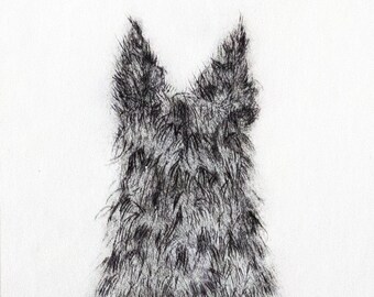 Etching - "Hairy"