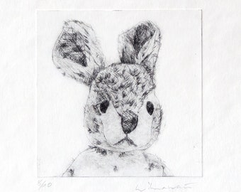 Etching  - "Bunny I"