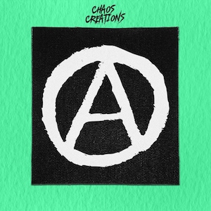 Sew On Punk Patch - Anarchy A Scratch