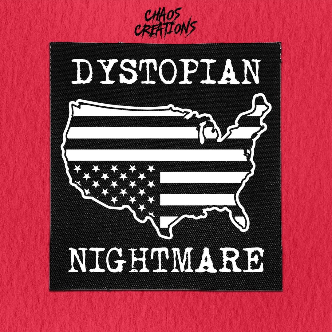 Sew on Punk Patch - Dystopian Nightmare - Etsy