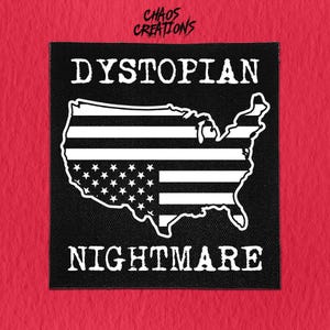 Parche punk para coser - Pesadilla distópica