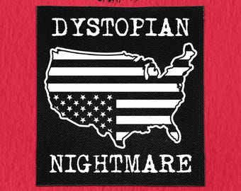 Sew On Punk Patch - Dystopian Nightmare
