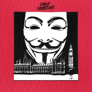 Sew On Punk Patch - Guy Fawkes Westminster