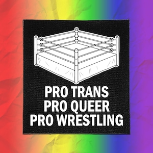 Punk Patch - Pro Trans Pro Queer Pro Wrestling | Patch Queer