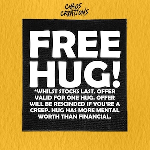 Sy på Punk-lapp - Gratis kram