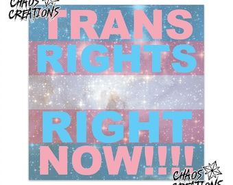 Sticker Pack or Single - Trans Rights