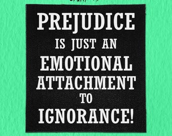 Sew On Punk Patch - Prejudice