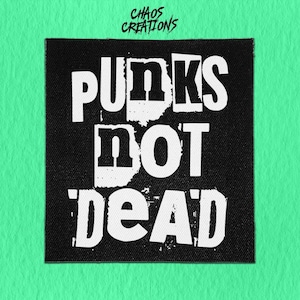 Toppa punk da cucire - Punks Not Dead