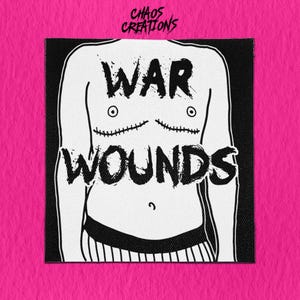 Sew On Punk Patch | War Wounds | Queer Patch | Crust Punk | DIY Punk