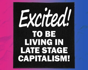 Parches Punk - Capitalismo Tardío / Parche Divertido
