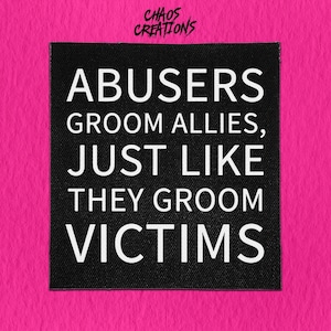 Patch Punk Costurado - Abusadores Preparam Aliados