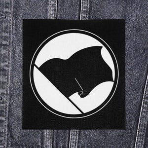 Sy-på Punk-lapp - Anarkistisk svart flagga