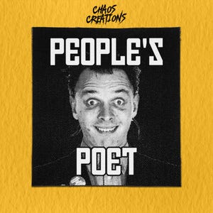 Sew On Patch | People&#39;s Poet  | Funny Patches | Ironic Patches | Cute Patches