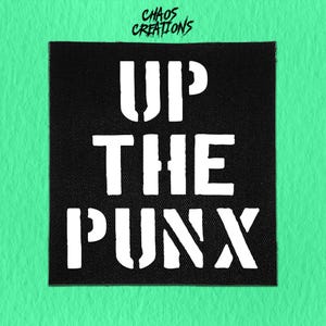 Sew On Patch | Up the Punx | Crust Punk Patch | Battle Jacket Patches | Statement Patches
