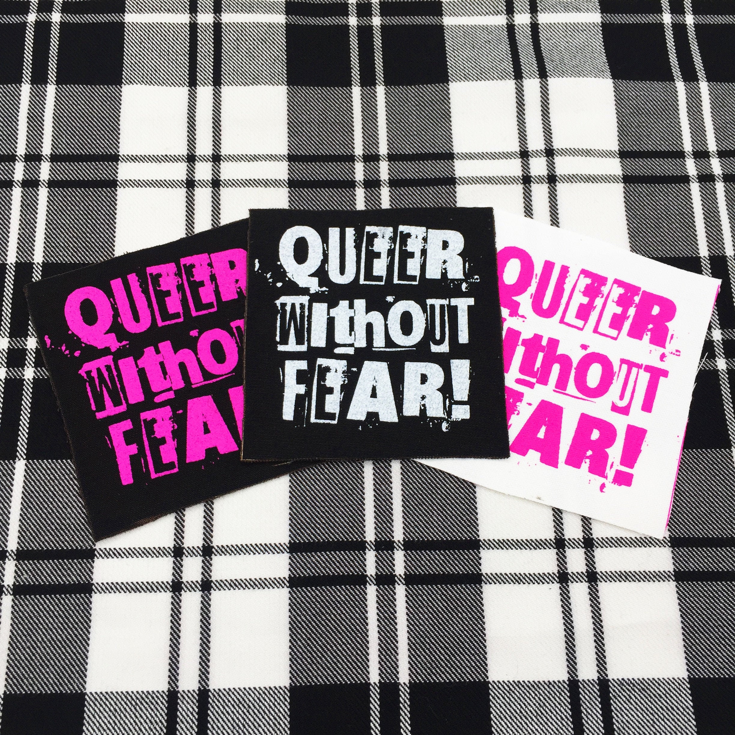 Queer without Fear | Punk Patch | Metal Patches | Punk Patches | Punk…
