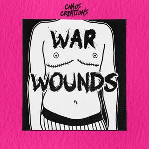 Sew On Punk Patch - War Wounds