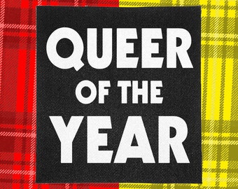 Punk Patch | Queer of the Year | Patches for Jackets | Battle Jacket | Punk Vest | Crust Punk
