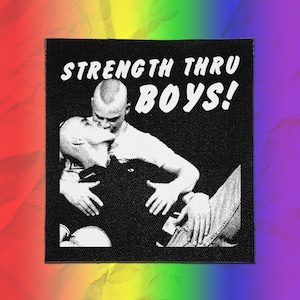 Punk-lappar - Styrka genom pojkar | Queer-lapp