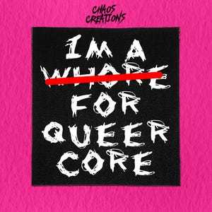 Sew On Punk Patch | For Queercore | Queer Patch | Crust Punk | DIY Punk