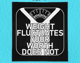 Patch punk à coudre - Le poids varie, mais pas la valeur