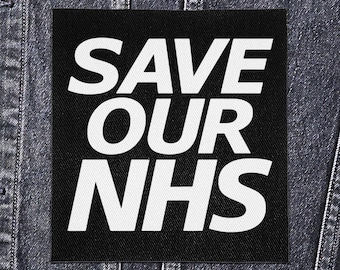 Sew On Punk Patch - Save Our NHS