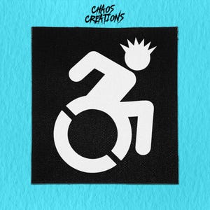 Sew On Patch | Wheelchair Punks | Crust Punk Patches | Progressive Patches | Battle Jacket Patches