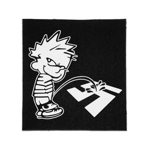 Sew On Patch - Piss on Nazis