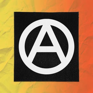 Naszywka Anarchistycznego Punku – Klasyczny Krąg, Symbol Anarchii – Naszywana