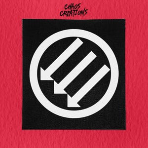 Parche punk para coser - Frente de hierro