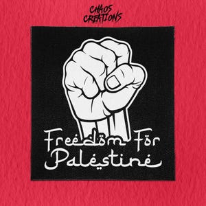Sew On Punk Patch - Freedom for Palestine