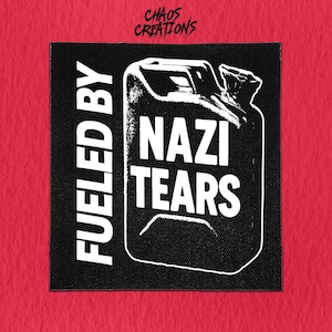 Parche punk para coser: Impulsado por lágrimas nazis