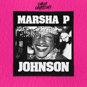 Sew On Patch | Marsha P Johnson | Queer Patch | Crust Punk | DIY Punk