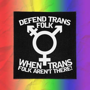 Punk Patch – Schützt Transmenschen | Queer Patch