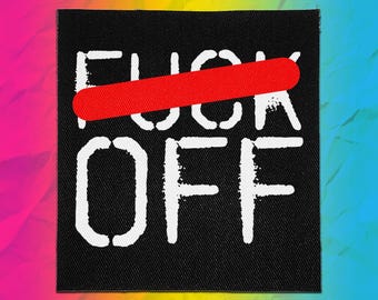 Punk Patches - F Off | Leftist Patch