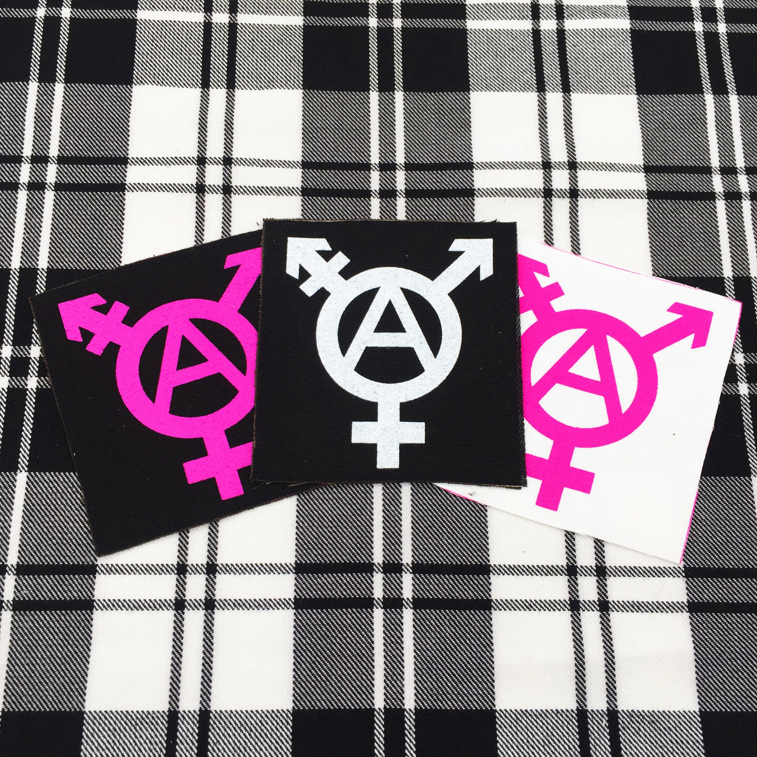 Trans Anarchy Punk Patch Punk Vest Battle Jacket Punk Etsy Ireland