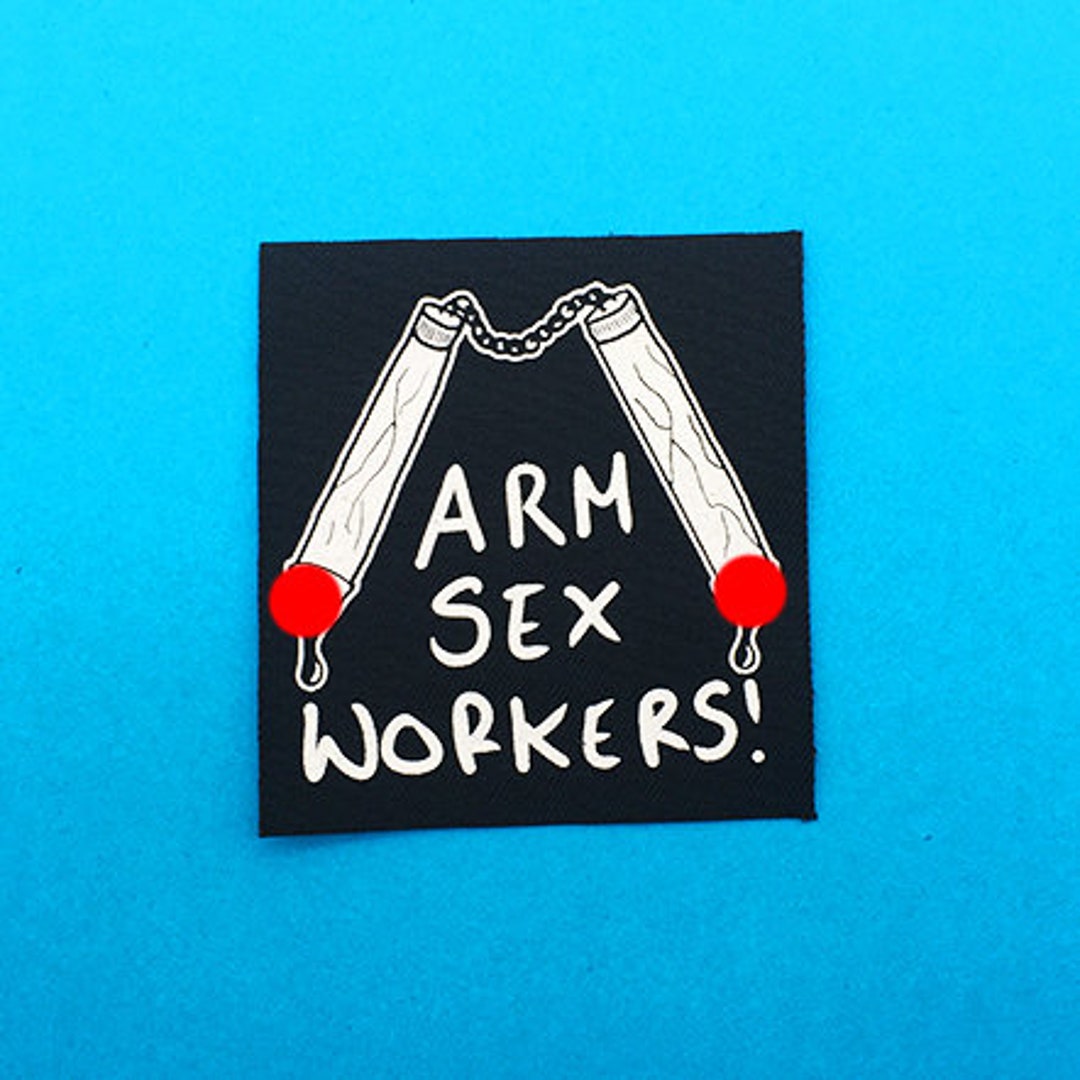 Sew on Patch Arm Sex Workers Punk Vest Battle Jacket - Etsy Sweden