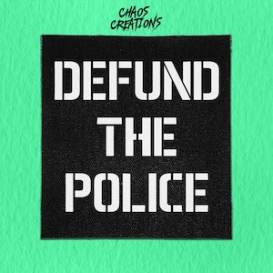 Sew On Patch | Defund the Police | Anarchist Patch | Leftist Patch | Radical Patch