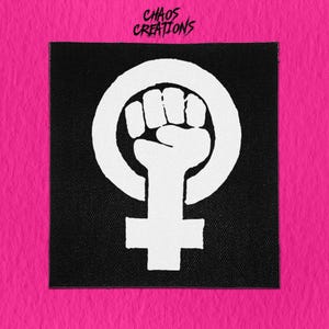 Sew On Punk Patch - Feminist Fist