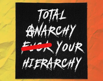 Punk Patches - Total Anarchy | Anarchist Patch