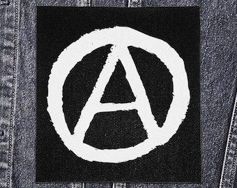 Sew On Punk Patch - Anarchy A Scratch