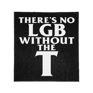 Punk Patch - No LGB Without the T | Queer Patch