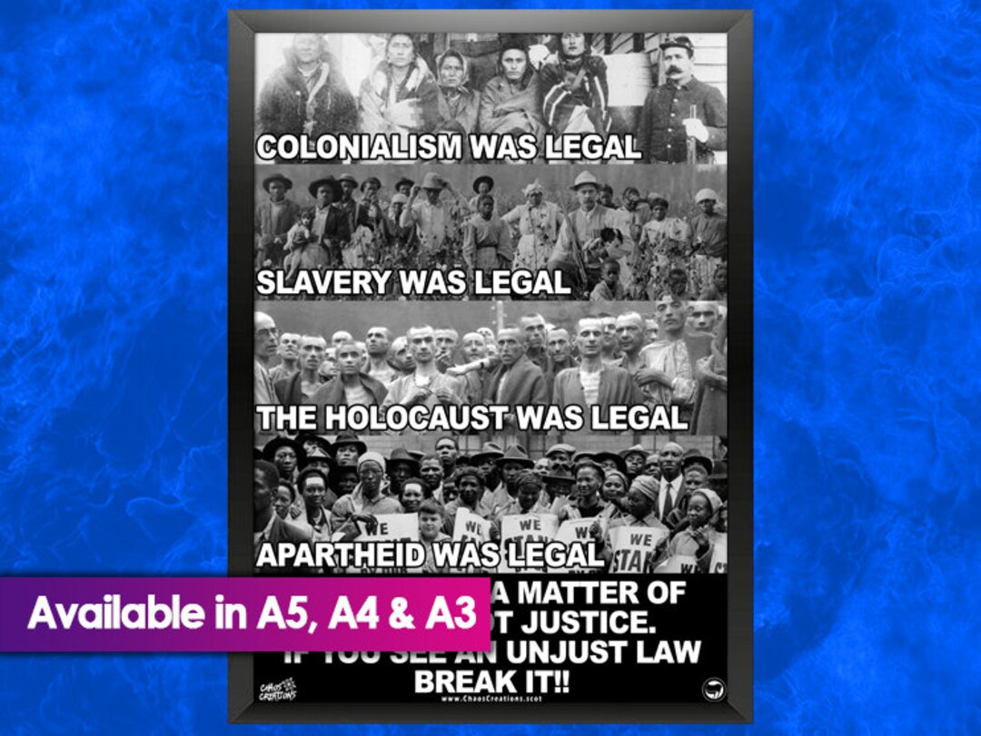 Art Print Legality is Power Not Justice Social Justice Art Etsy