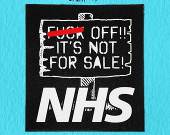Patch punk à coudre - NHS pas à vendre